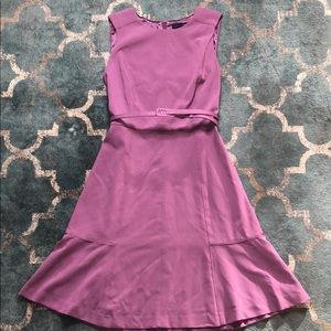 👗 White House Black Market Belted A-Line Dress